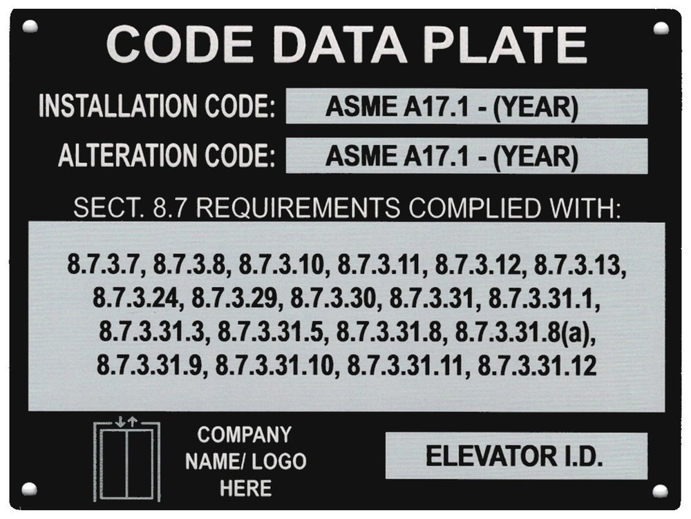Elevator Alteration Tags Explained: What ASME A17.1 Section 8.7 Requires